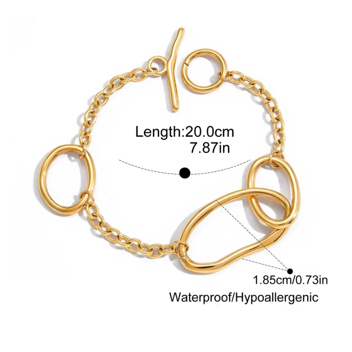 Orbit Link Chain Bracelet