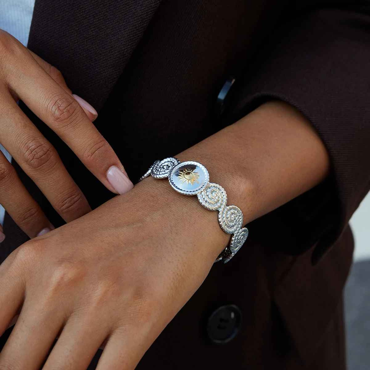 Solar Radiance Cuff Bracelet