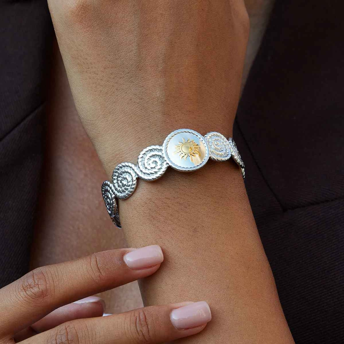 Solar Radiance Cuff Bracelet