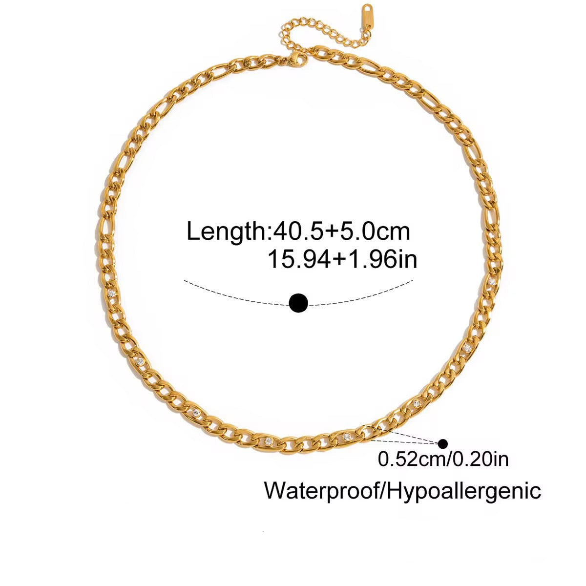 Crystal Layer Necklace Set