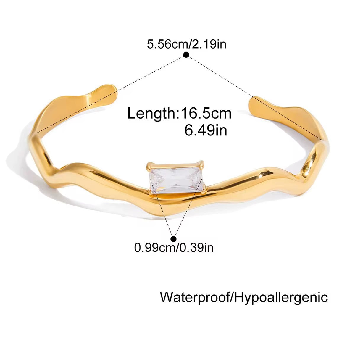 Waves of Grace Cuff Bracelet