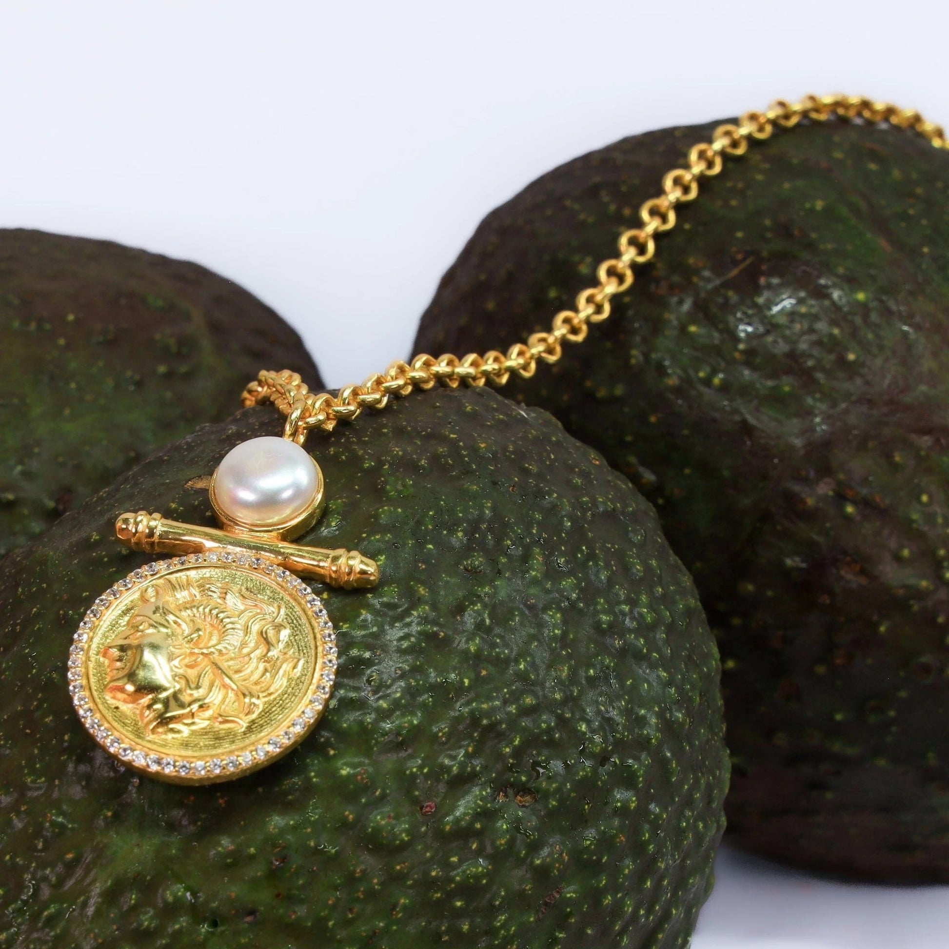 Royal Coin Pearl Necklace