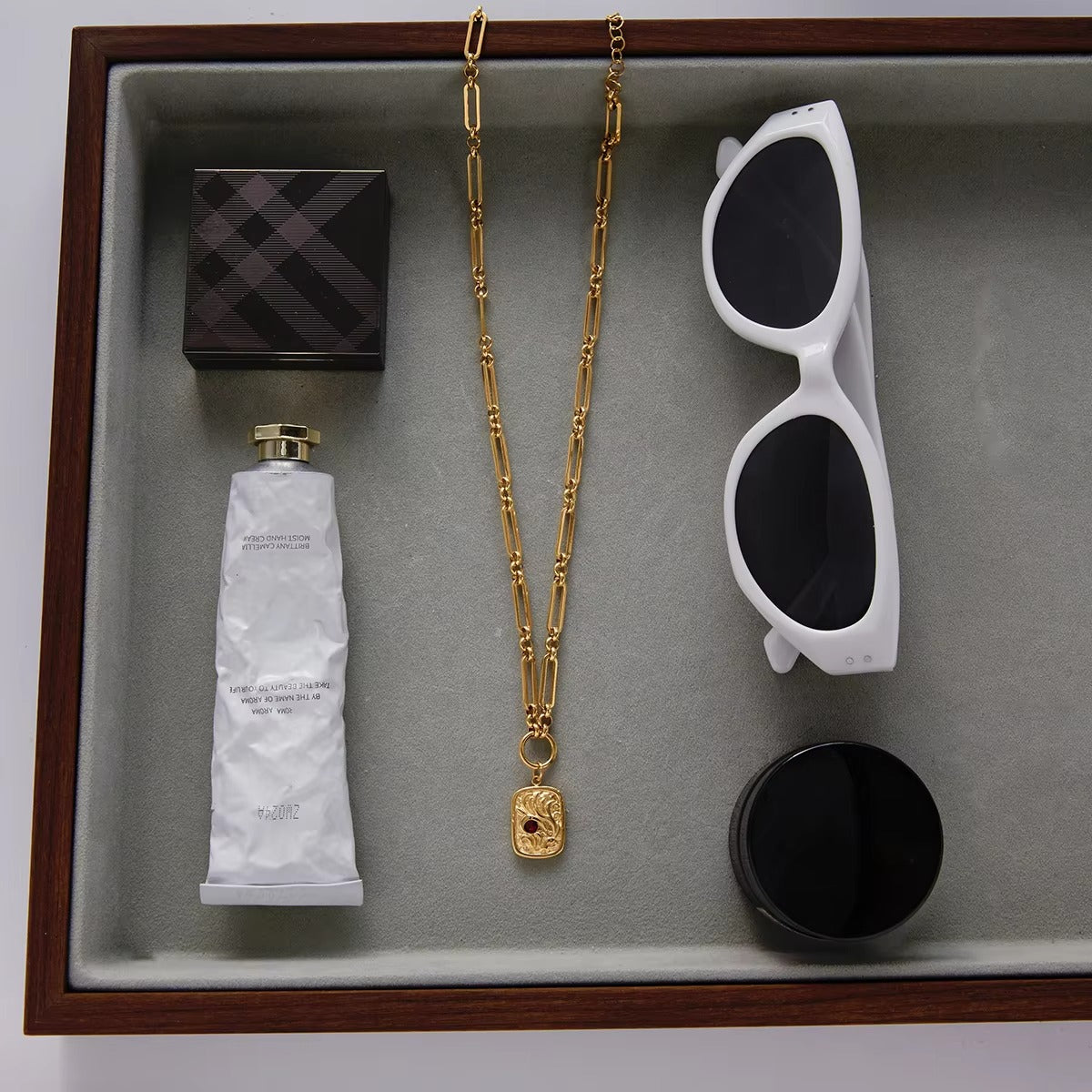 Elysian Regal Red Charm Necklace