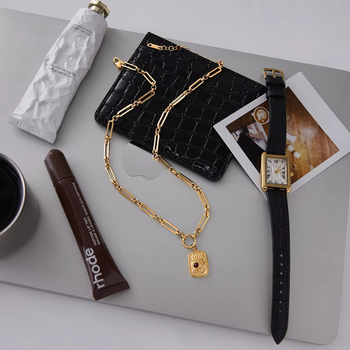 Elysian Regal Red Charm Necklace